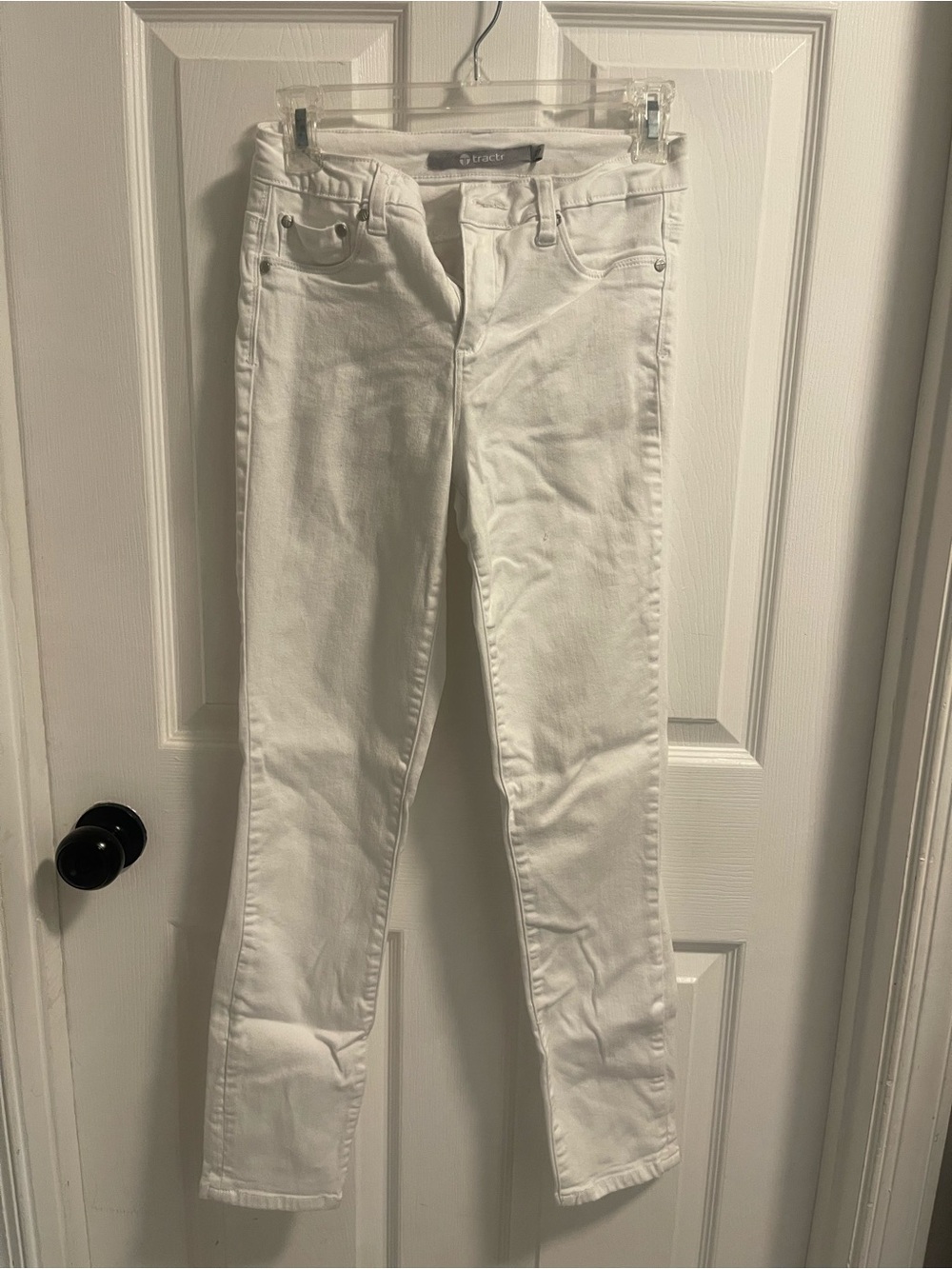 Tractr Crisp White Skinny Jeans
